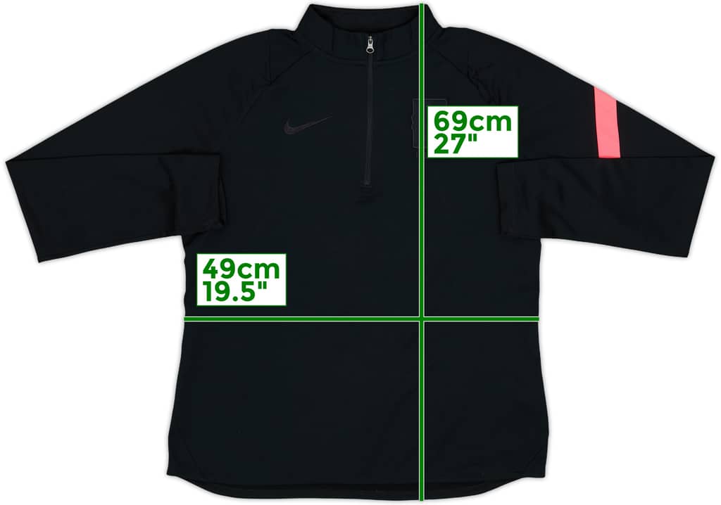 2020-21 South Korea Nike 1/4 Zip Drill Top - 8/10 - (M.Boys)