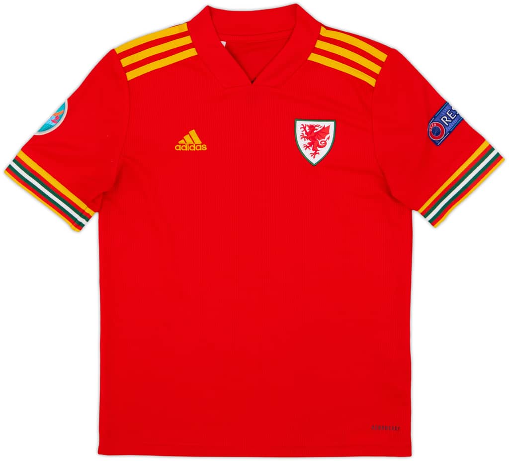 2020-21 Wales Home Shirt - 8/10 - (M.Boys)