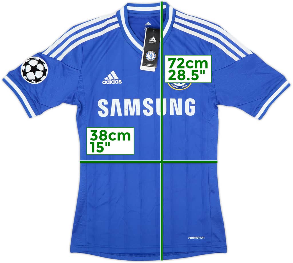 Camiseta auténtica de local del Chelsea 2013-14 (S)