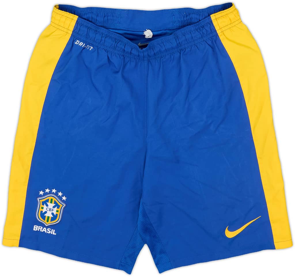 2012-13 Brazil Home Shorts - 8/10 - (S)