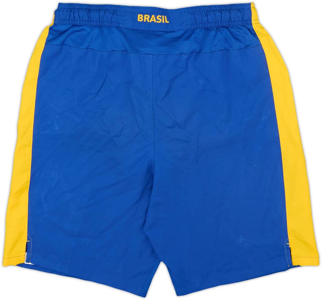 2012-13 Brazil Home Shorts - 8/10 - (S)
