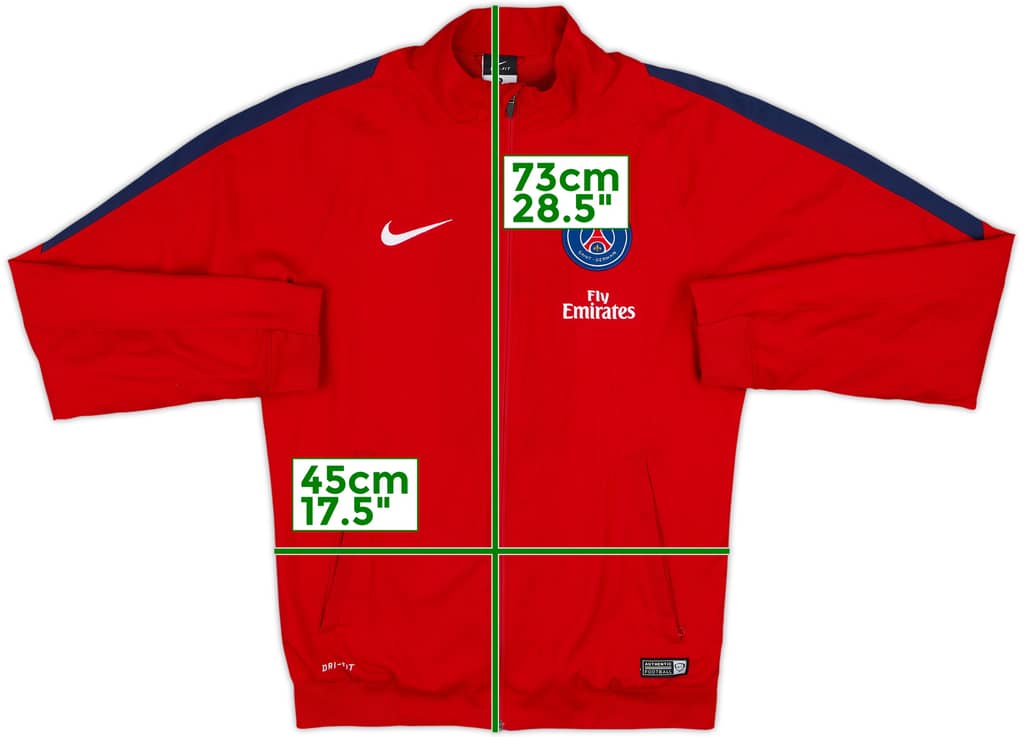 2016-17 Paris Saint-Germain Nike Track Jacket - 7/10 - (S)