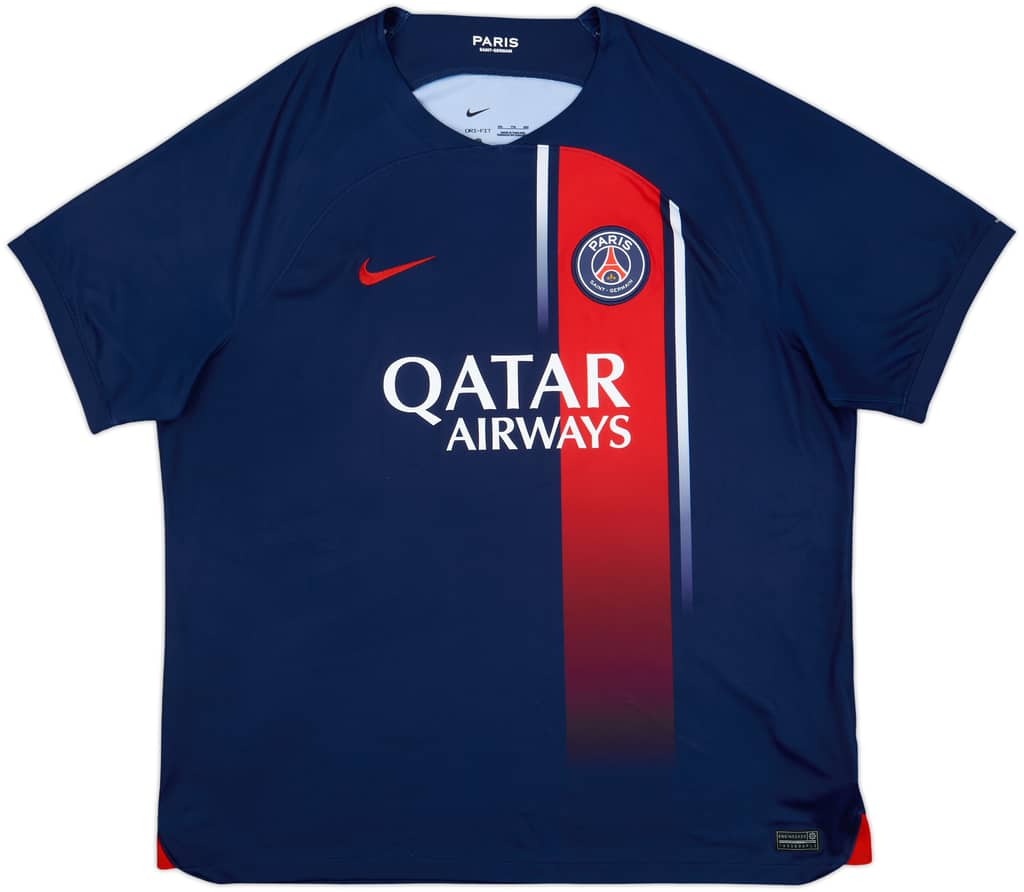 2023-24 Paris Saint-Germain Home Shirt - 10/10 - (XXL)