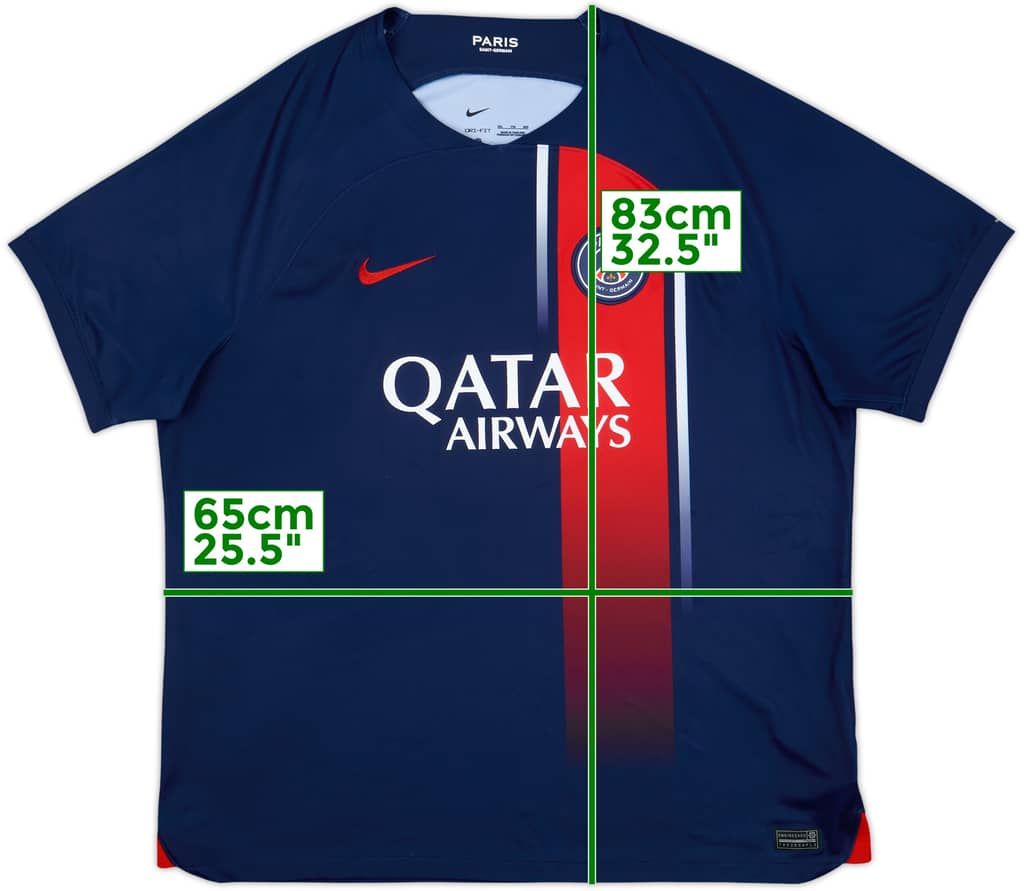 2023-24 Paris Saint-Germain Home Shirt - 10/10 - (XXL)