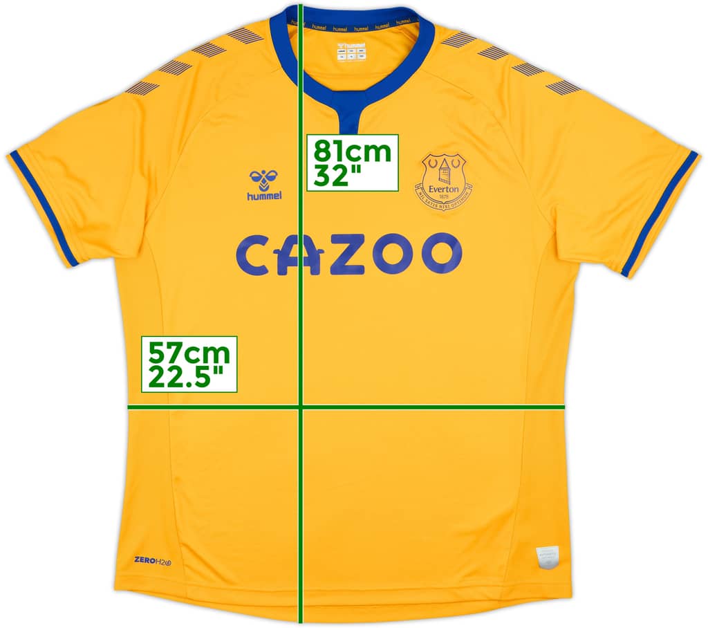 2020-21 Everton Away Shirt - 9/10 - (XXL)