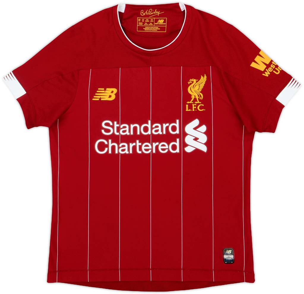 2019-20 Liverpool Home Shirt - 8/10 - (M.Boys)