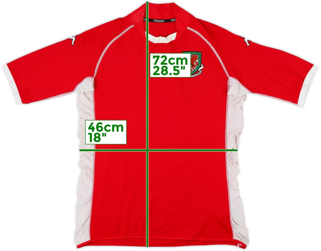 2002-04 Wales Home Shirt - 7/10 - (M)