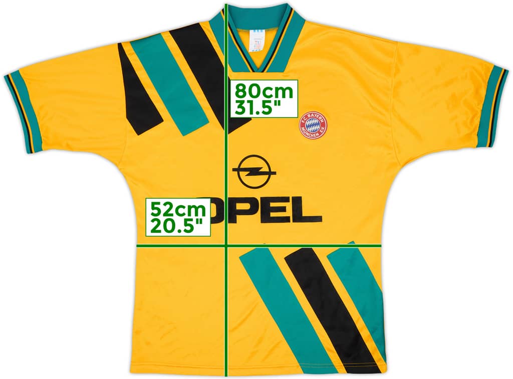 1993-96 Bayern Munich Away Shirt - 9/10 - (L)