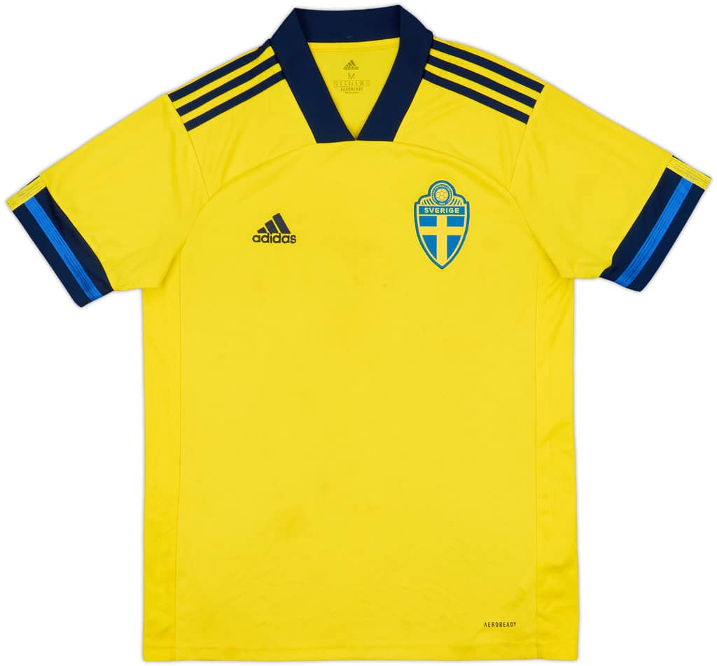 2020-21 Sweden Home Shirt - 6/10 - (M)