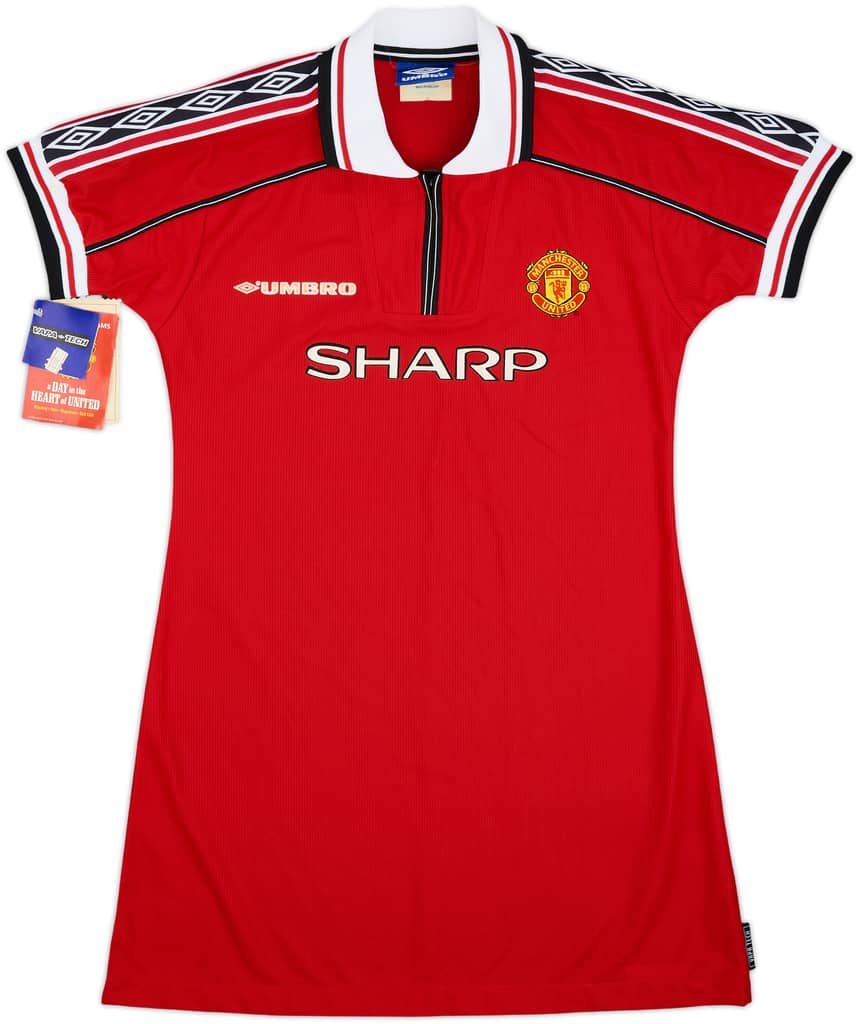 1998-00 Manchester United Home Dress (Women's M)