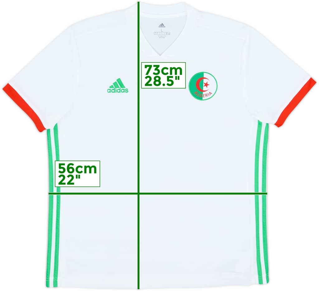 2018 Algeria Home Shirt - 7/10 - (L)