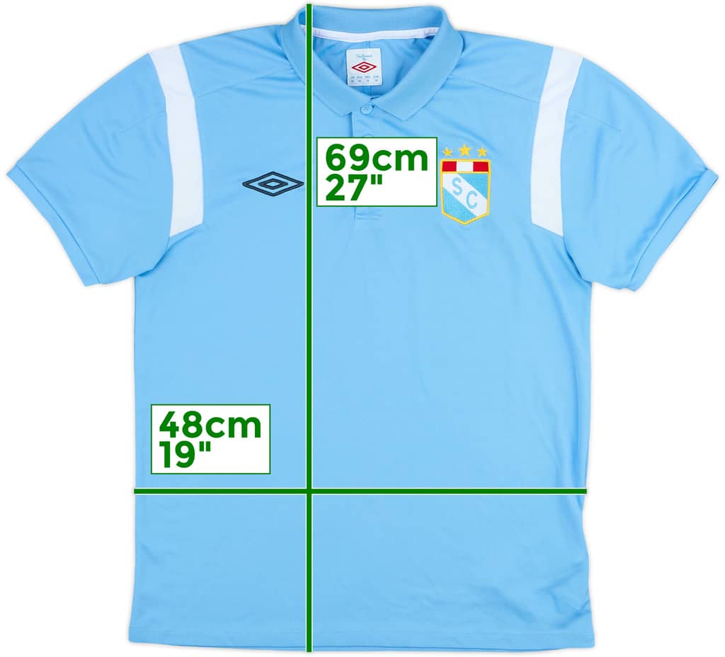 2010 Sporting Cristal Umbro Polo Shirt - 9/10 - (M)