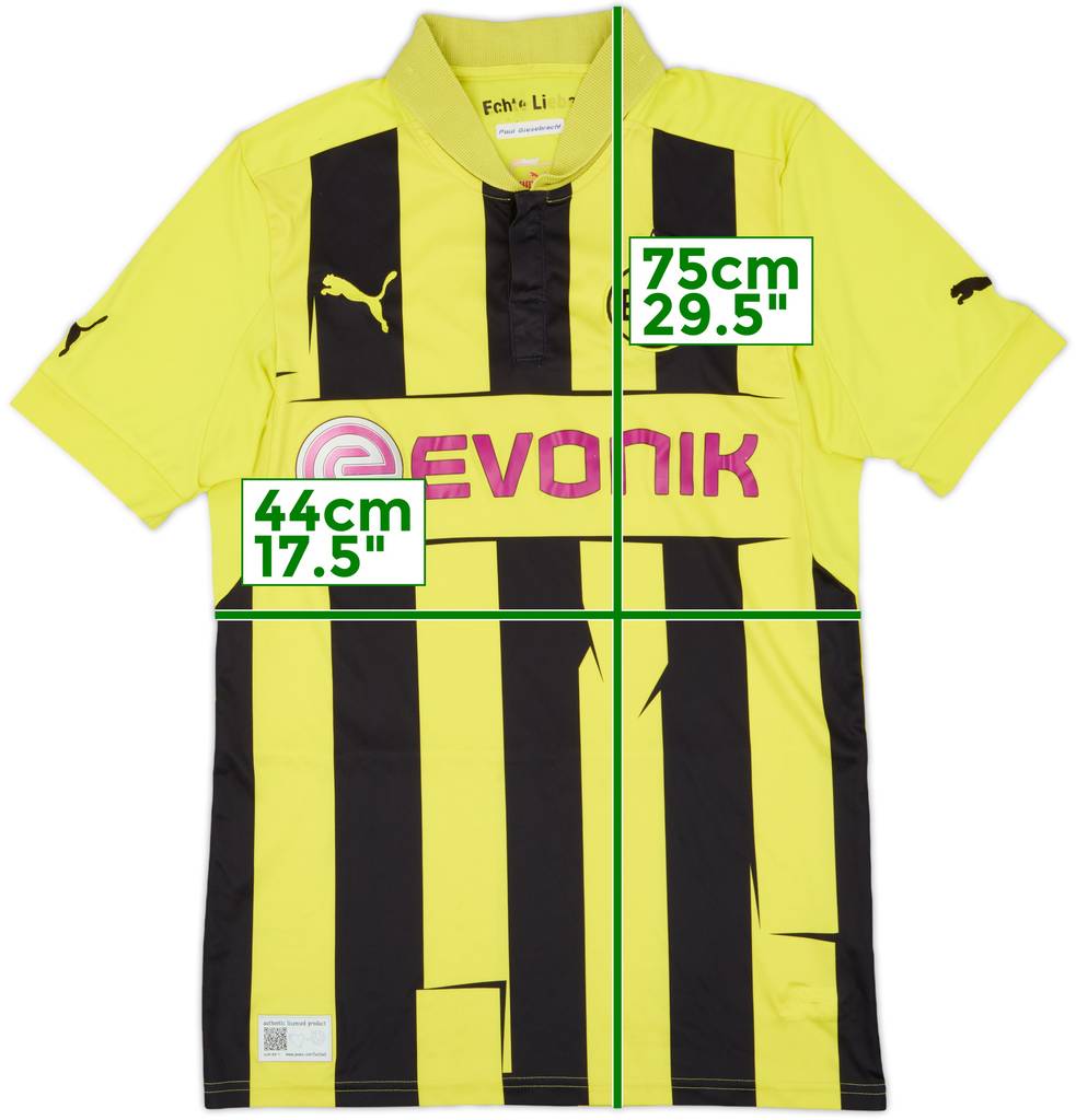 2012-13 Borussia Dortmund European Home Shirt - 5/10 - (M)