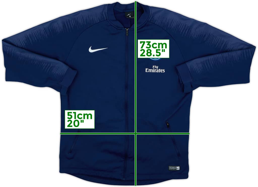 2018-19 Paris Saint-Germain Nike Track Jacket - 8/10 - (L)