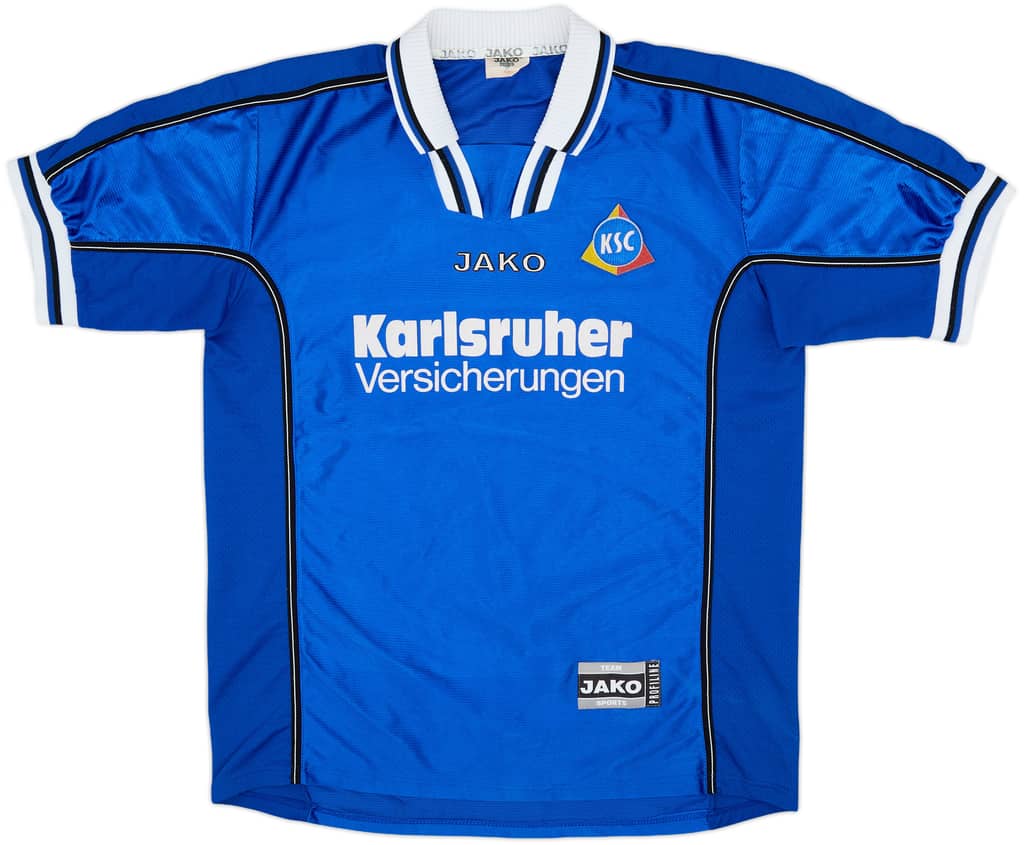 2000-01 Karlsruhe Home Shirt - 8/10 - (M/L)