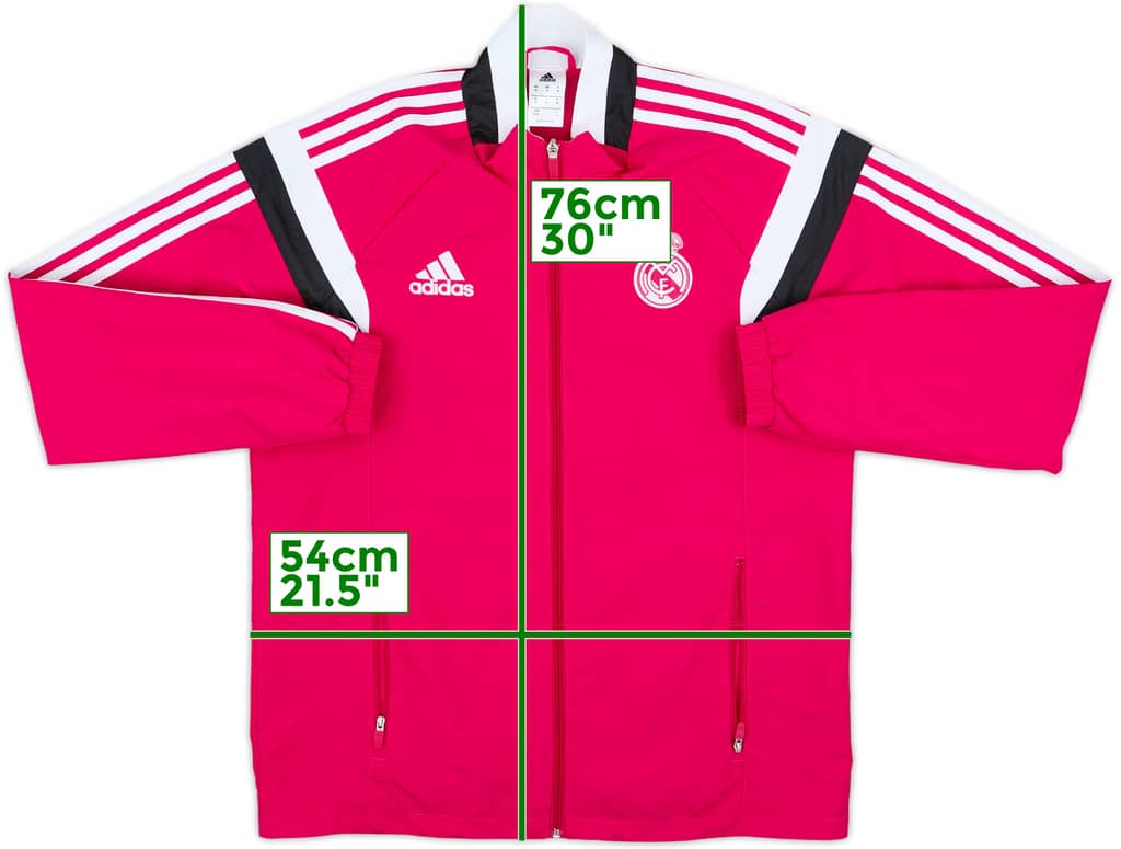 2014-15 Real Madrid adidas Track Jacket - 8/10 - (M)
