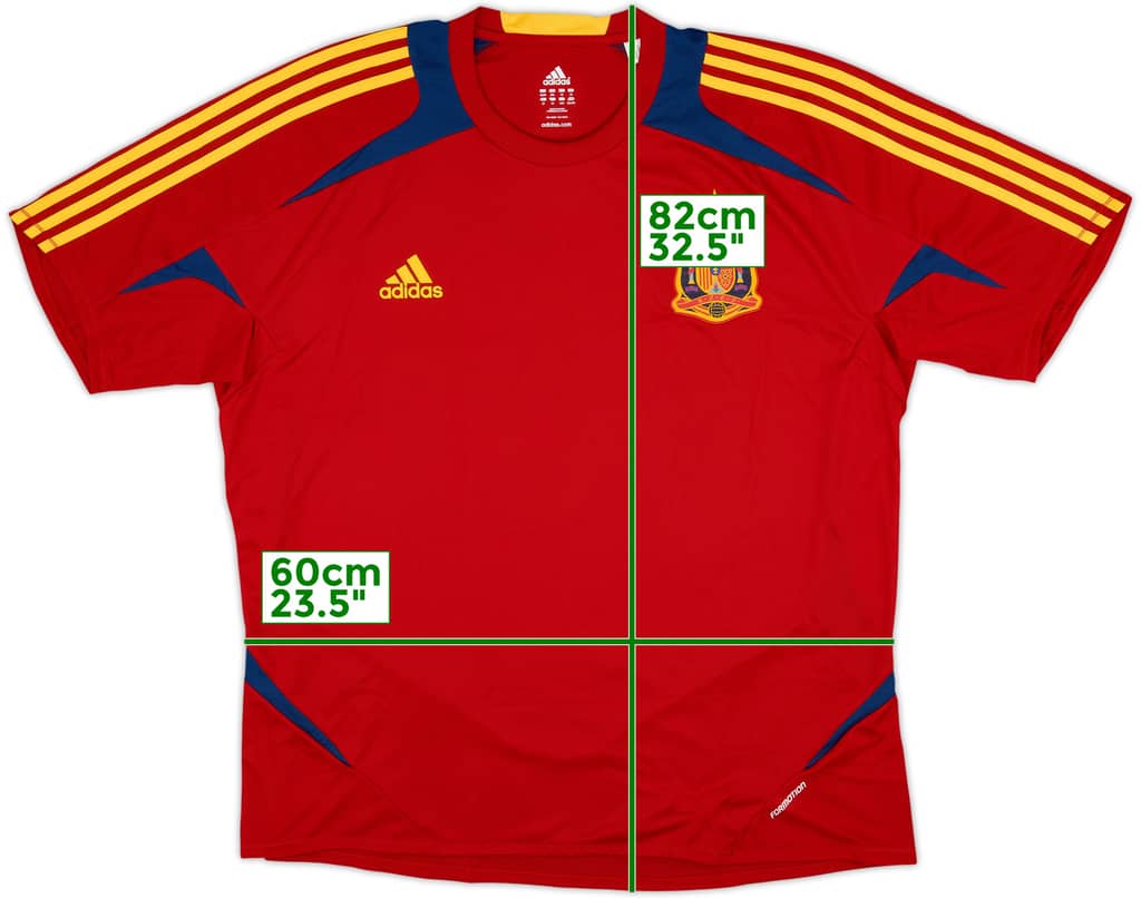 2011-12 Spain adidas Formotion Training Shirt - 10/10 - (XXL)