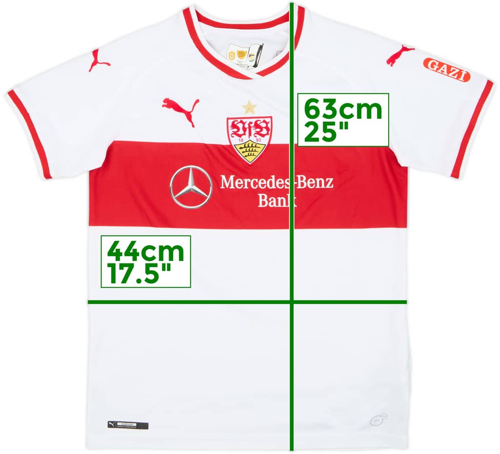 2018-19 Stuttgart Home Shirt - 7/10 - (L.Boys)