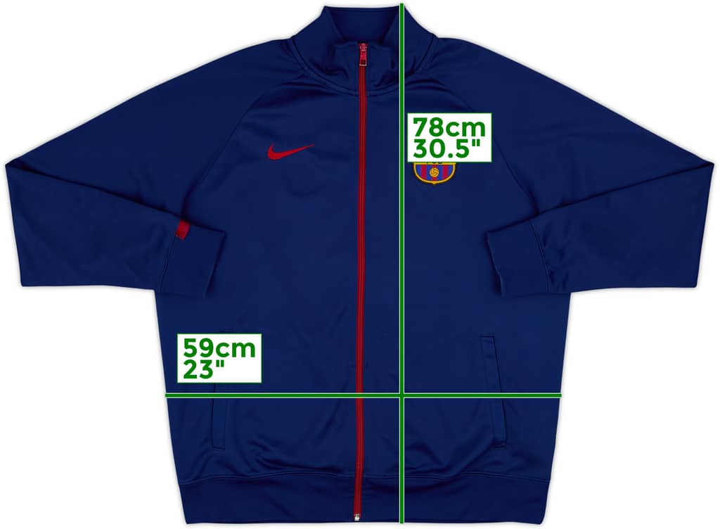 2015-16 Barcelona Nike Track Jacket - 7/10 - (XL)