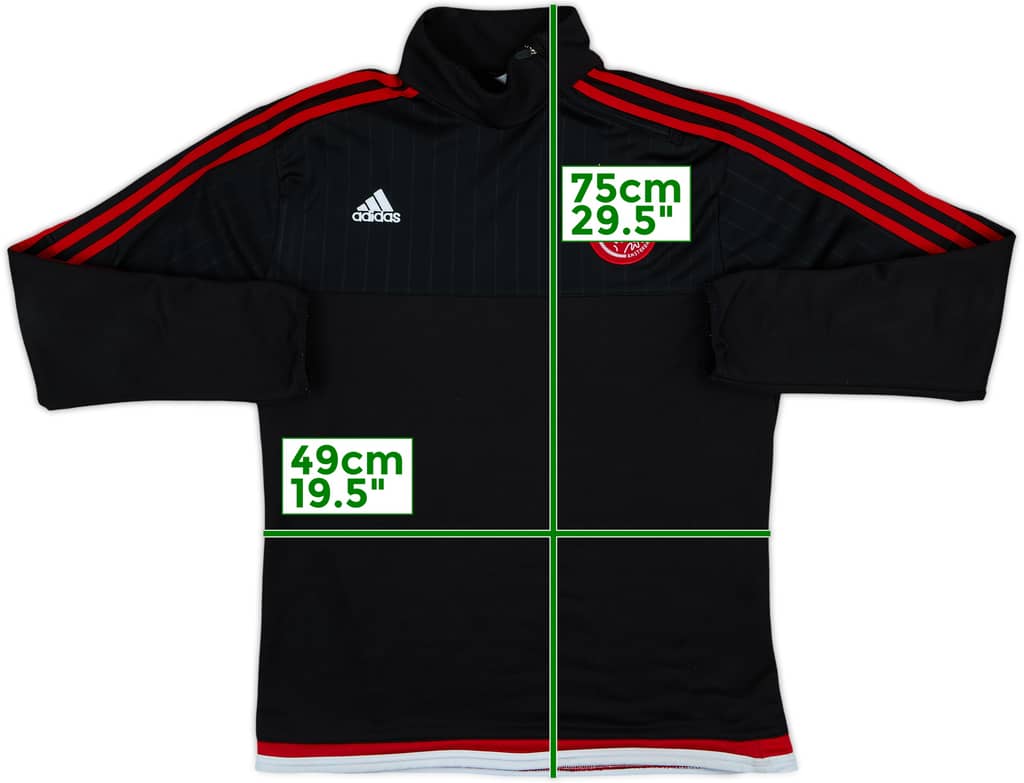 2015-16 Ajax adidas 1/4 Zip Drill Top - 8/10 - (L)