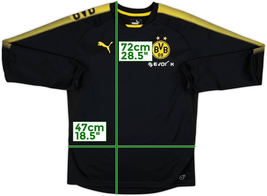 2017-18 Borussia Dortmund Puma Sweat Top - 4/10 - (M)
