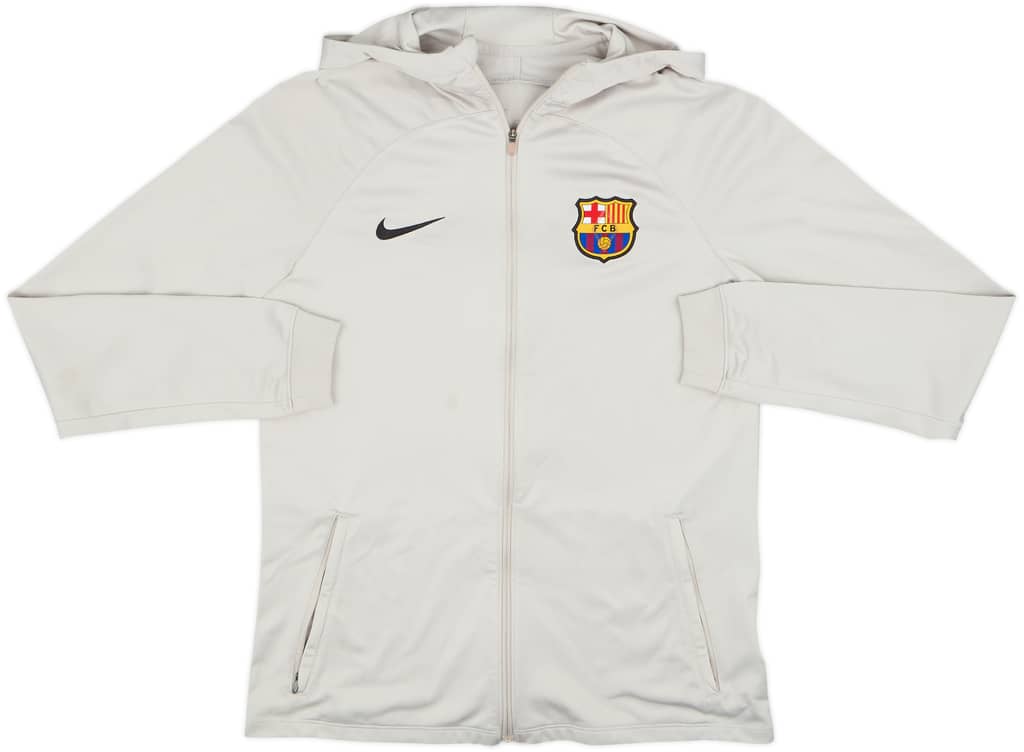 2023-24 Barcelona Nike Hooded Track Jacket - 6/10 - (XL.Boys)