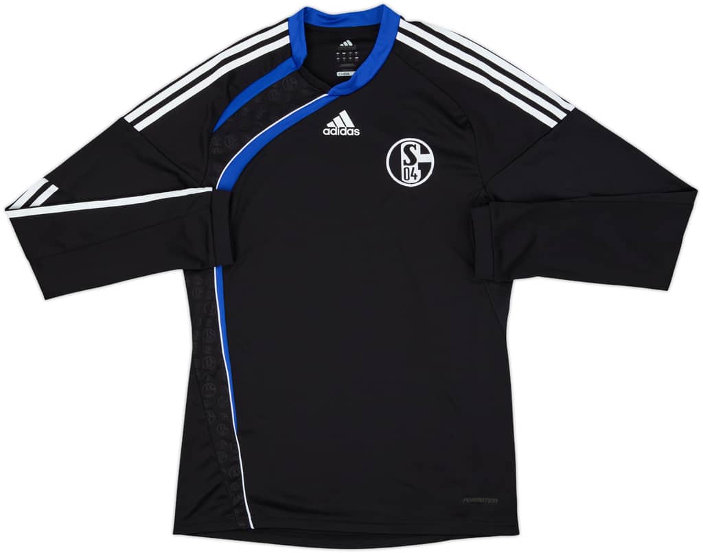 2009-10 Schalke Player Issue Away L/S Shirt - 9/10 - (M)