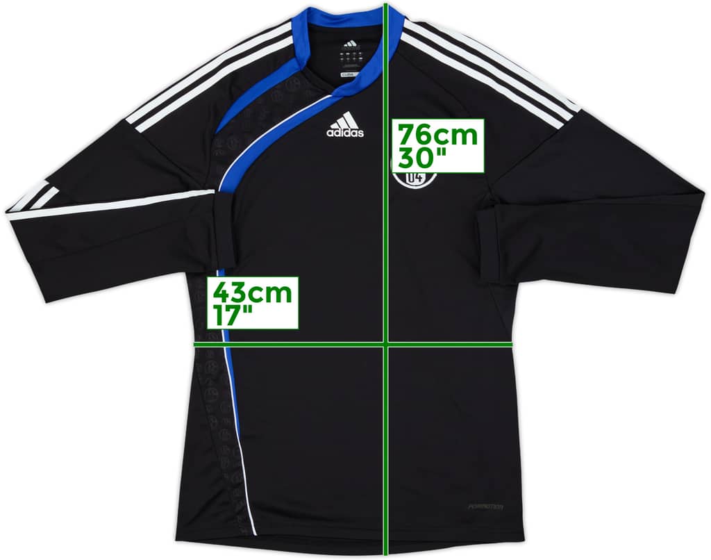 2009-10 Schalke Player Issue Away L/S Shirt - 9/10 - (M)
