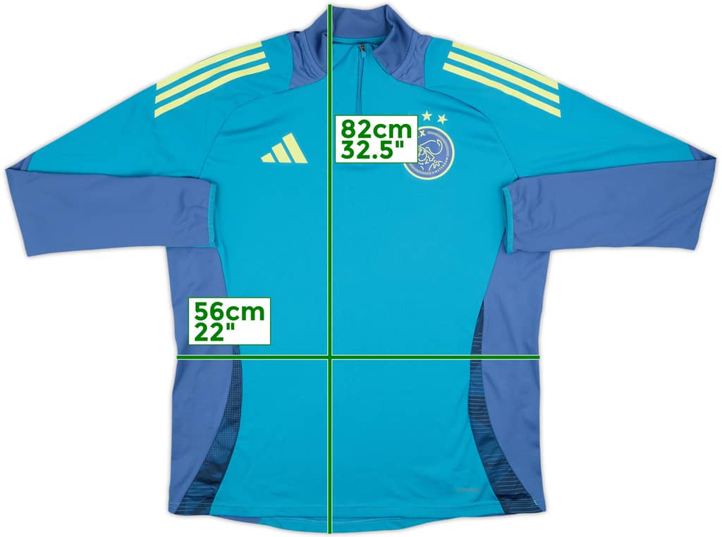 2024-25 Ajax adidas 1/4 Zip Drill Top - 9/10 - (XL)