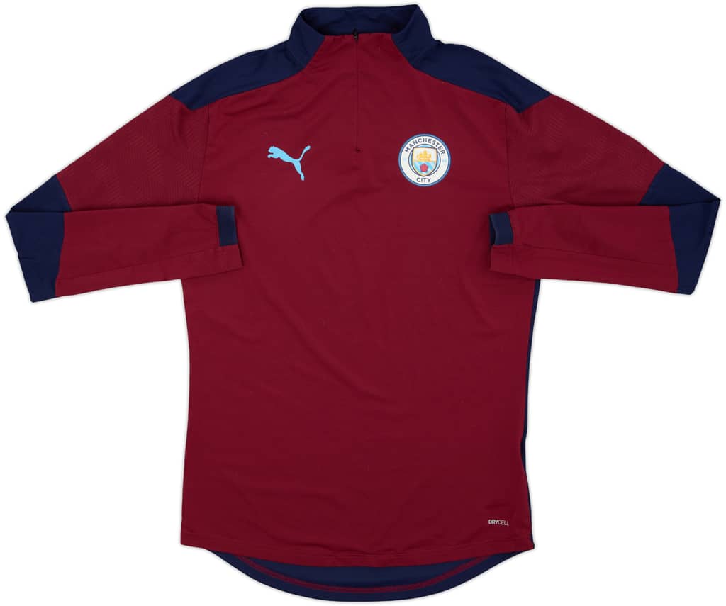2020-21 Manchester City Puma 1/4 Zip Drill Top - 5/10 - (S)