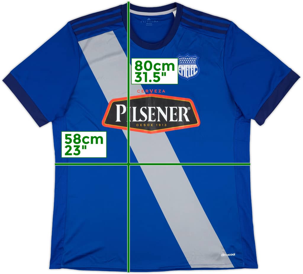 2017 Emelec Home Shirt - 8/10 - (XL)