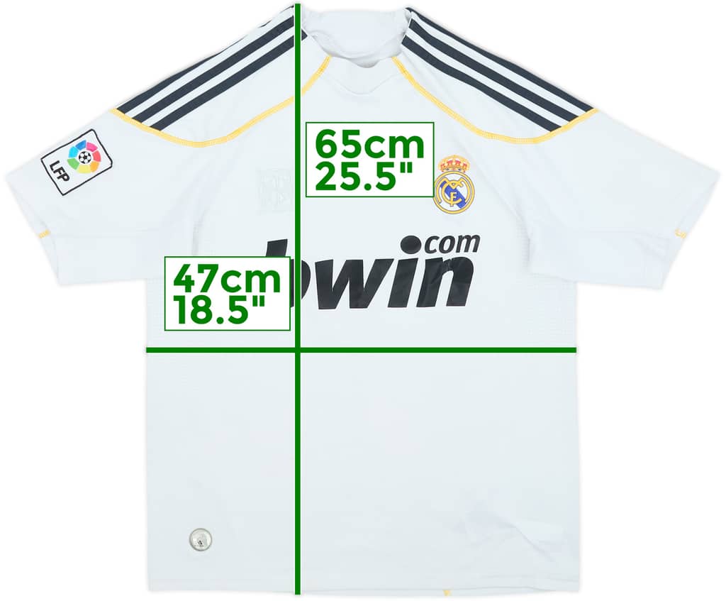 2009-10 Real Madrid Home Shirt - 5/10 - (XL.Boys)