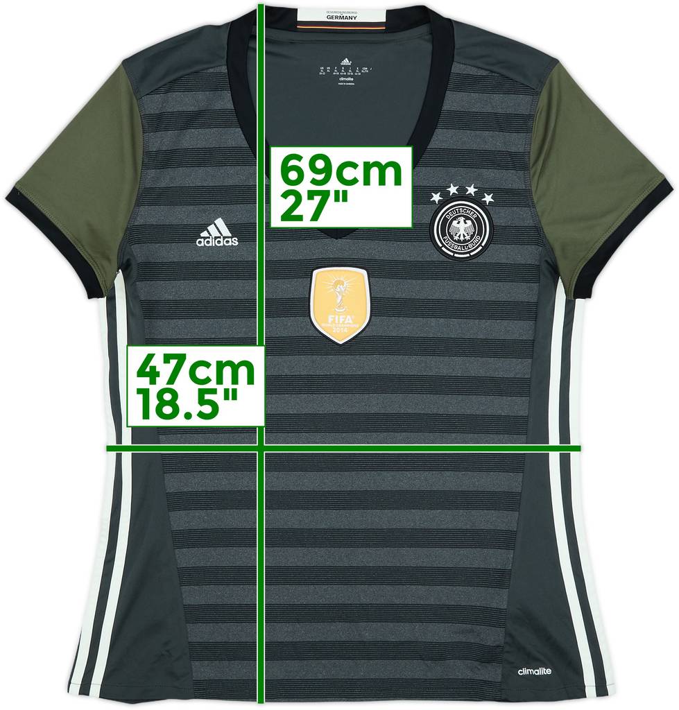 2015-17 Germany Away Shirt - 10/10 - (Women's XL)