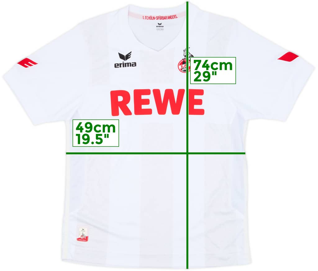 2016-17 FC Koln Home Shirt - 9/10 - (L)