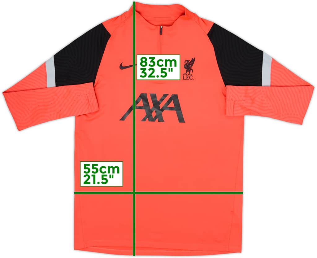 2020-21 Liverpool Nike Vaporknit 1/4 Zip Training Top - 7/10 - (L)
