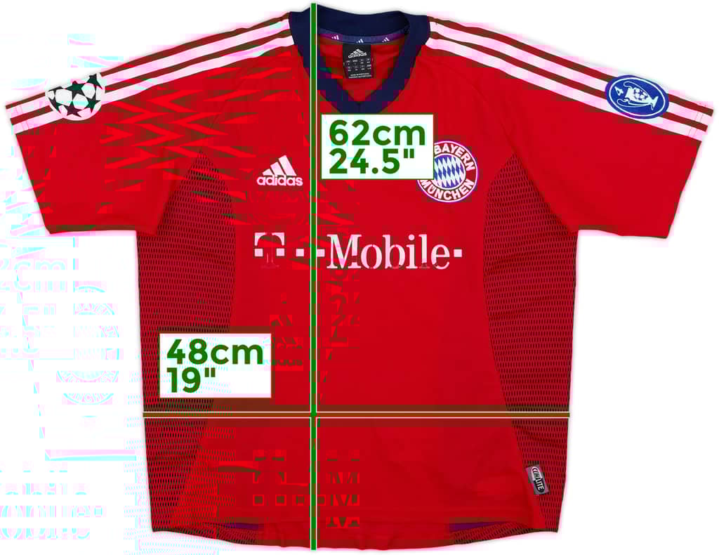 2002-03 Bayern Munich CL Shirt - 4/10 - (Y)