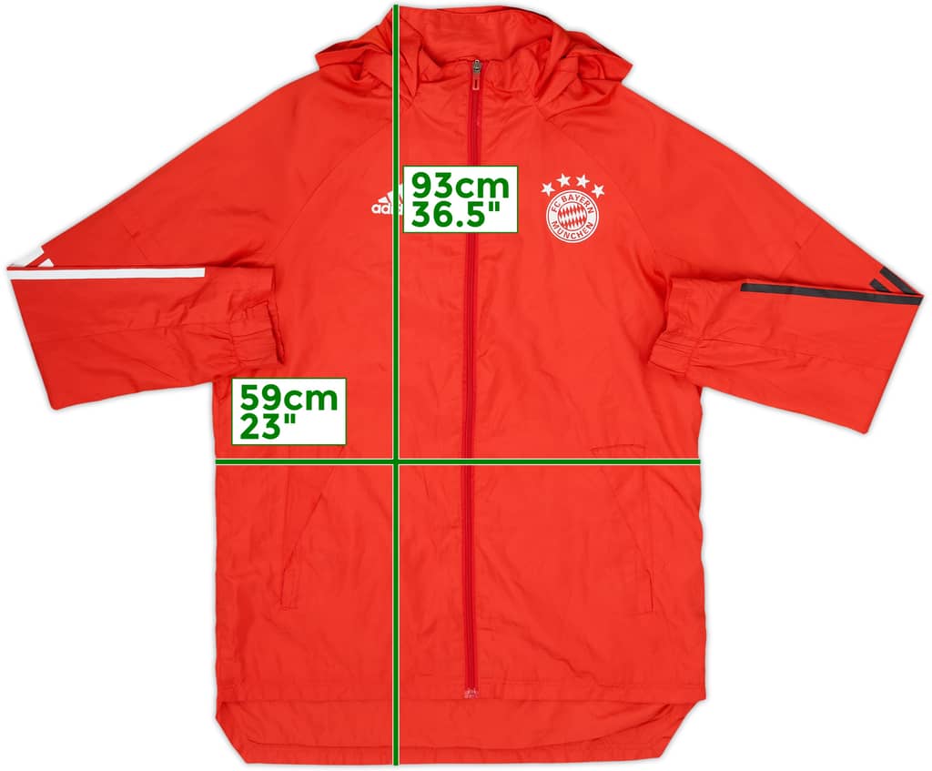 2021-22 Bayern Munich adidas Hooded Track Jacket - 8/10 - (L)