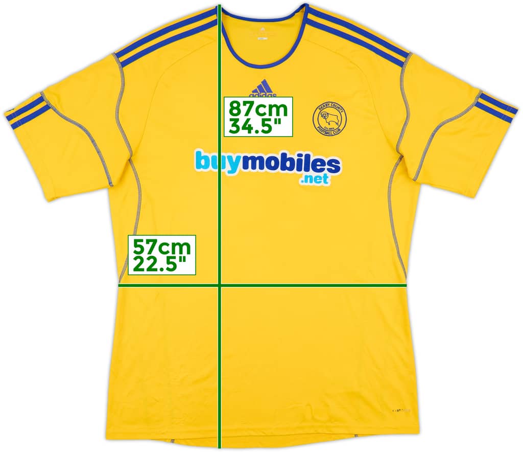 2010-11 Derby County Away Shirt - 8/10 - (XXL)