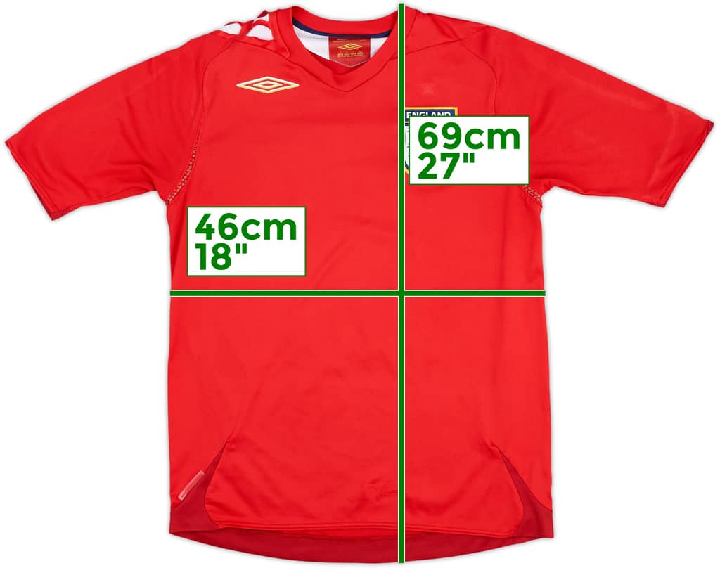 2006-08 England Away Shirt - 5/10 - (S)