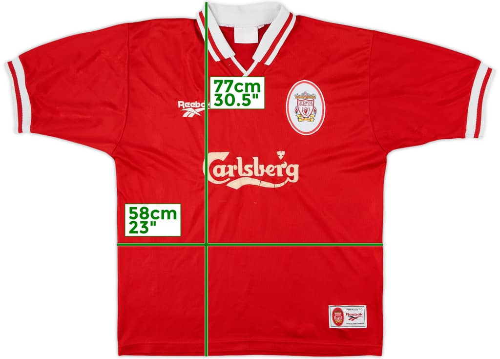 1996-98 Liverpool Local Camiseta - 5/10 - (L)