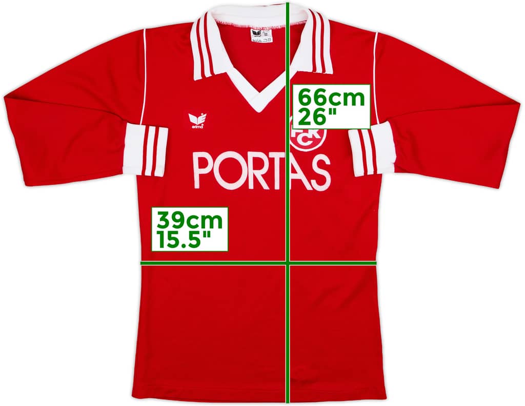 1980-81 Kaiserslautern Home L/S Shirt - 9/10 - (S)