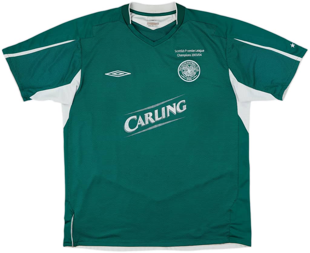 2004-05 Celtic 'Champions' Away Shirt - 6/10 - (XL)