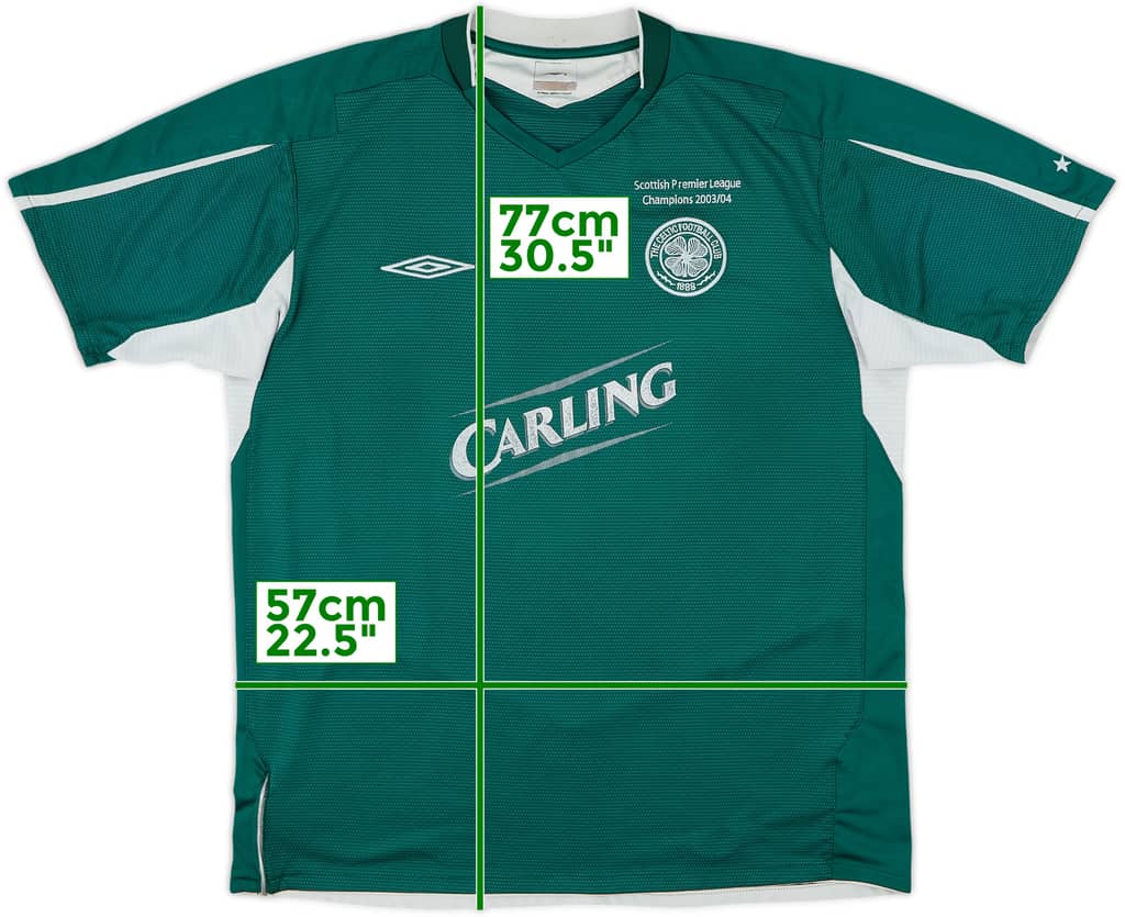 2004-05 Celtic 'Champions' Away Shirt - 6/10 - (XL)