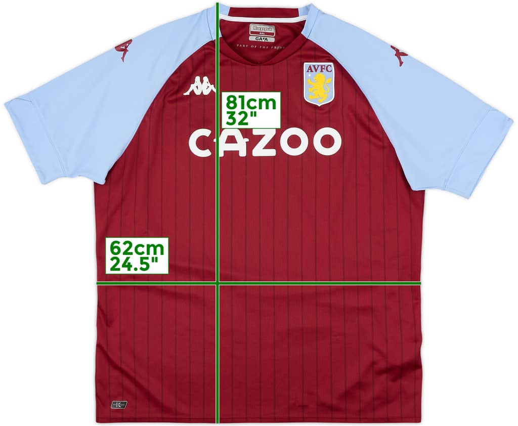 2020-21 Aston Villa Home Shirt - 5/10 - (3XL)