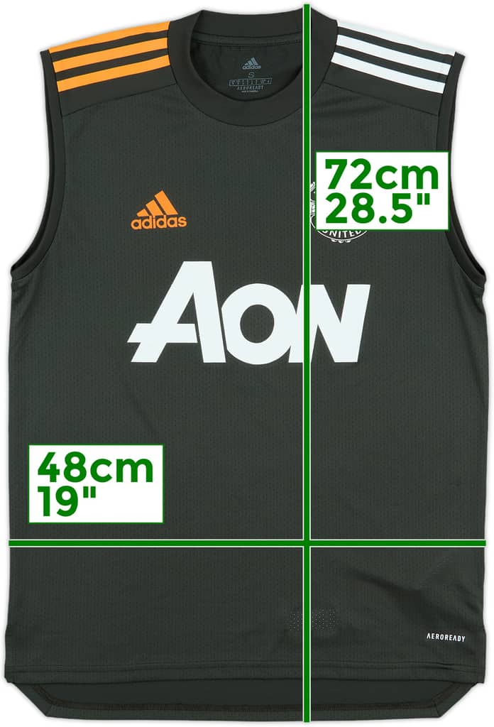 2020-21 Manchester United adidas Training Vest - 6/10 - (S)