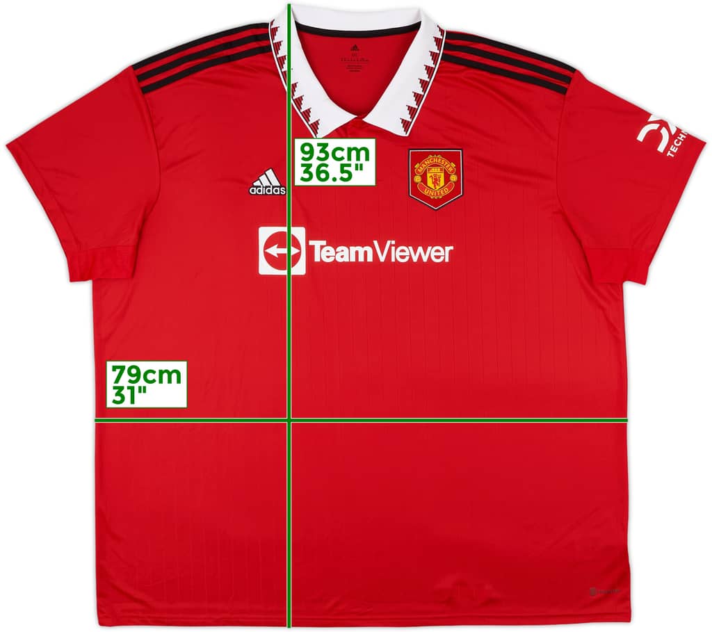 2022-23 Manchester United Home Shirt - 10/10 - (4XL)