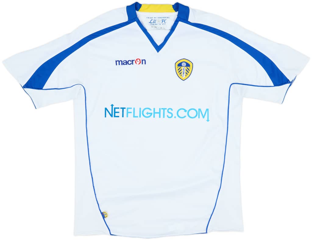 2008-09 Leeds United Home Shirt - 8/10 - (L)