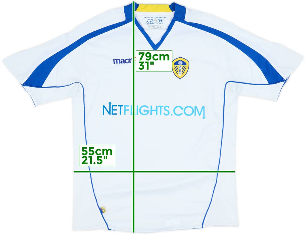 2008-09 Leeds United Home Shirt - 8/10 - (L)