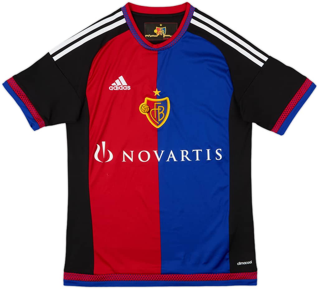 2015-16 FC Basel Home Shirt - 8/10 - (S)