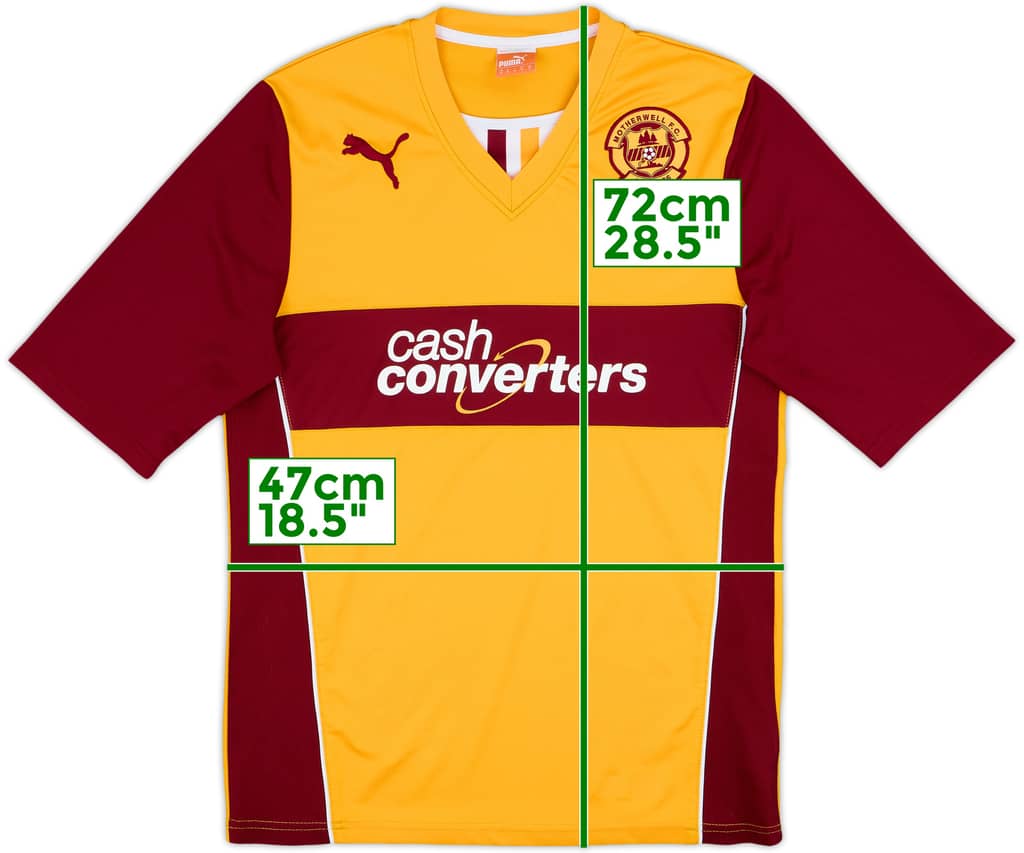 2013-14 Motherwell Home Shirt - 8/10 - (M)